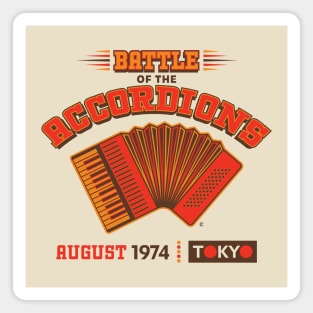 Accordion Battle Tokyo 1974 Magnet